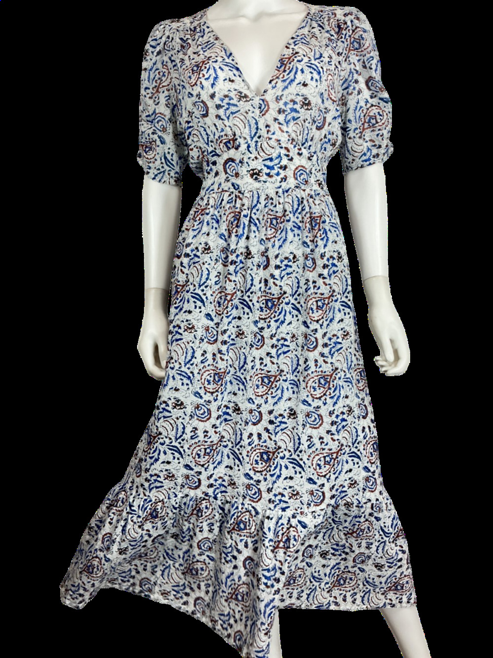 Xirena Floral Multicolor Camelia Maxi Dress Size S
